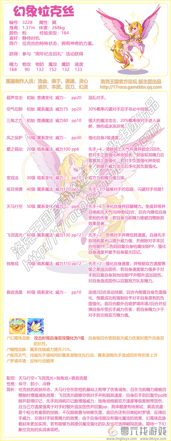 《洛克王国》幻象拉克丝技能表图鉴(图2)