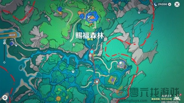 原神赐福森林欢声飞羽全位置攻略(图7) 原神赐福森林欢声飞羽全位置攻略(图7)