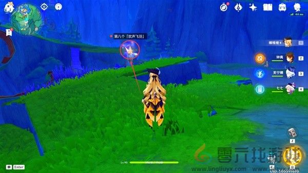 原神赐福森林欢声飞羽全位置攻略(图18) 原神赐福森林欢声飞羽全位置攻略(图18)