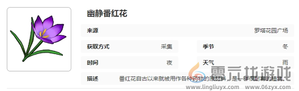 开放空间罗塔花园广场采集物图鉴(图8)